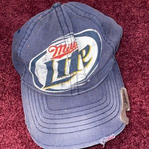 Miller Lite Snapback Hat with Beer can opener